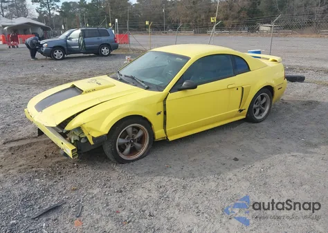 2002 Ford Mustang Gt z USA, uszkodzony, nr VIN 1FAFP42X42F176692